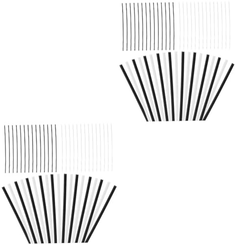 UPKOCH 100stücke Gitarre Seitendots Schwarze Und Weiße Fretboard Marker Langlebige Materialien Für Präzise Positionierung Für Gitarren Und Instrumentenzubehör