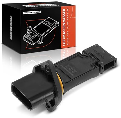 Frankberg Sensor de masa de aire de 5 pines compatible con Clase C W203 200-270 2.2L-2.7L 2000-2007 C Coupe CL203 220 2.2L 2001-2004 C T-Model S203 200-270 Reemplazo # 00000 94124 40 ES