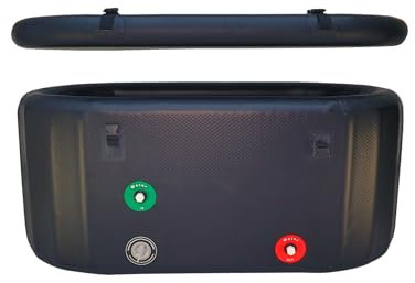 Bañera de hielo inflable con cubierta para atletas, tamaño portátil, compatible con enfriador de agua, inmersión en frío, hogar y exterior, inflable, 52 pulgadas de largo x 27.5 pulgadas de ancho x