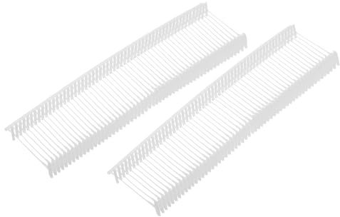 QUARKZMAN 3000 Stück Heftfäden Standard für Etikettierpistole, 20mm Tags for Tagging aus Kunststoff für Kleidung Etikettierung und Textil Karton Tag, Weiß