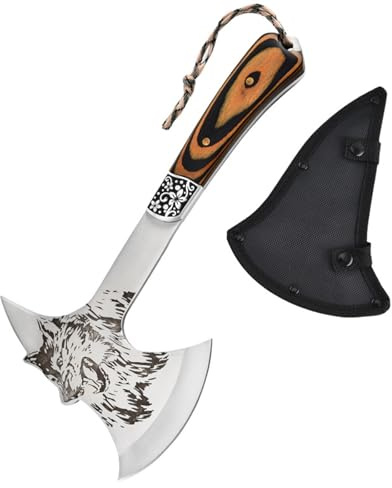 Vbvbip Multi-Functional Outdoor Axe - Garden Hatchet for Camping, Survival, and Tree Cutting - Portable Durable Design for Outdoor Enthusiasts
