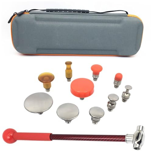 Haodream Multiuso Riparazione Carrozzeria Set Di Utensili Con Martelli E Diverse Teste Formate Per La Manutenzione Di Carrozzeria