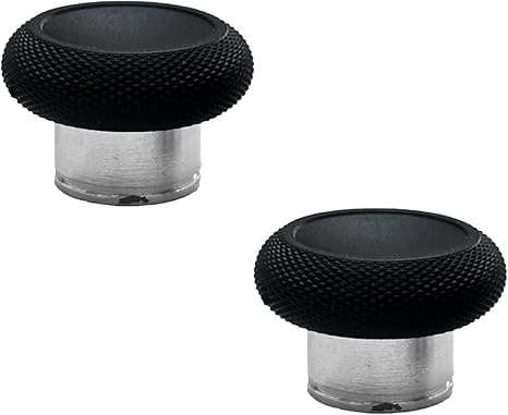 2 Pcs Metal Short Thumbsticks Replacement for Xbox Elite Series 2 Controllers, Accessories for Elite Series 2 Controller Replacement Thumbsticks for Xbox Elite Series 2 Controllers (Black)