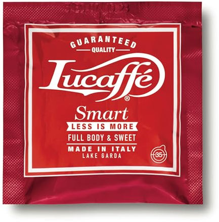 Lucaffè – 100 Dosettes SMART 35 mm, Gourmet ROSSA | Exclusives pour machine SMART | Torréfaction moyenne