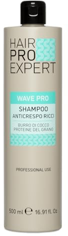 Hair Pro Expert, Shampoo Anticrespo per Capelli Ricci