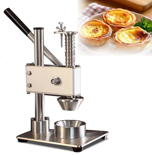 Máquina manual para hacer tartas de huevo, de acero inoxidable, para uso doméstico y pastelero