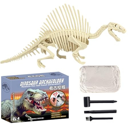 Yuemeuy Ausgrabungsset - Dinosaurier Skelett Ausgrabungsset Für Und Mädchen,STEM Paläontologie Wissenschaftsspiel Für Kinder 4-6 Jahre, Osterparty & Klassenaktivitäten