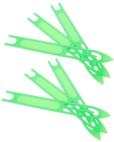 Alasum 6 Piezas Agujas Grandes de Plástico para Alfombras y Redes Pesadas Resistente la Humedad para Reparación de Redes de Pesca y Manualidades con Hilo Grueso