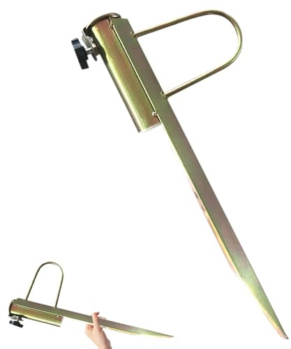 GALPADA Ancre Parasol Extérieur Fixation Sol Plage Résistante Accessoire Anti-Vent pour Parasol de Jardin et Plage