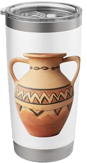 Ancient Greece Roman Empire Amphora Amphorae Vase Stainless Steel Insulated Tumbler