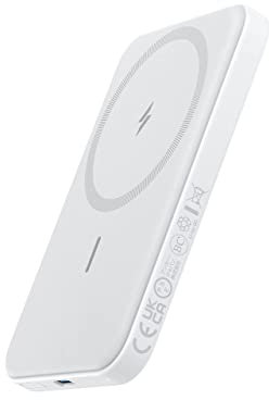 Anker 621 Magnetic Battery (MagGo), 5000mAh magnetische Powerbank mit USB-C Kabel, Nur kompatibel mit iPhone 13/13 Pro / 13 Pro Max, 12/12 Pro / 12 Pro Max (Weiß)