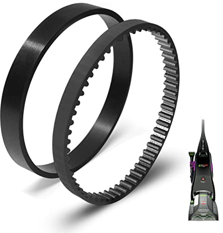 JEDELEOS Belts 6960W Replacement for Bissell Proheat Vacuum Model 1694W 1697 1698 1699 1799 1846 7901 7920 7950 8806 8905 and 8910 Series, Replace Parts 0150621 and 2150628