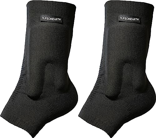 Ice Skate Ankle Pads, Cushioned/Padded Ankle Sleeves used to reduce ankle pain during Ice Skating and Hockey (PAIR)