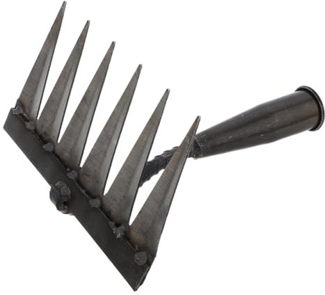 SUPVOX Per Livellare Terreno Accessorio Per Giardinaggio Attrezzo in Acciaio Al Carbonio Manuale Per Strumento Per Allentare