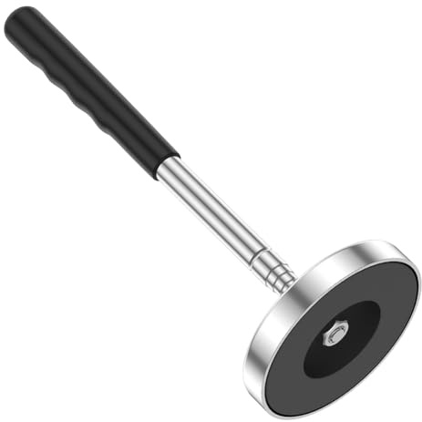 TsoLay 35LB Aimant Balai Télescopant Ramasse Outils de Ramassage de Vis et Pièces Poignée Rétractable 8,3 à 33 Pouces Ramasser Clous et Vis