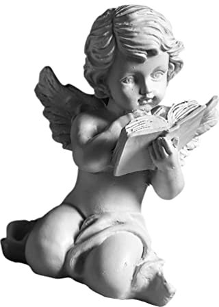 Milisten Décoration De Bureau Résine Forme Ange Artisanat Créatif Ornement Maison Blanc