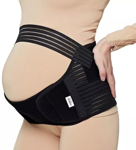 ZiaWorld Cinturón de apoyo 4 en 1 para embarazo, cinturón de maternidad, ligero, cinturón de embarazo, bandas para el vientre para mujeres embarazadas, alivia el dolor de espalda, pélvico y cadera