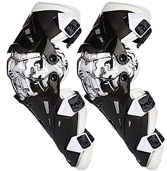 SSIMOO Motorrad Knieschoner Herren Schutzausrüstung Knie Gurad Knieschutz Ausrüstung Getriebe Motocross (Color : K12 WT Knee Pads, Size : Free Size)