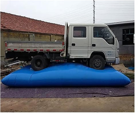 Wassersack Beutel Wasserbehälter Träger 100-10000 L Wassertank-Speicherblase, Weich faltbar Wasserbeutelbehälter für Notwasser Trockenresistent, Wohnmobil Bewässerung in der Landwirtschaft, Blau ( Siz