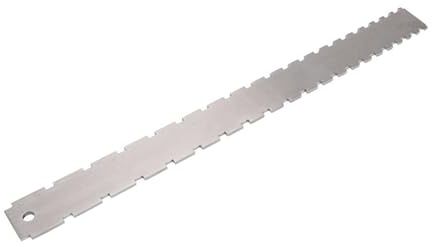Gitarren-Griffbrett-Lineal, Gitarrenhals, gekerbt, gerade Kante, Gitarrenbünde, Distanzlineale zum Messen von Bünden, langlebiges Gitarren-Griffbrett-Lineal, rostfrei