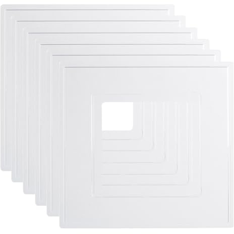 rhinocables Single Socket Cover (6 Clear) | Plastic Plate, Light Switch Frame or Single Plug Socket Cover, Clear Back Panel, Great Home Improvement Accessories
