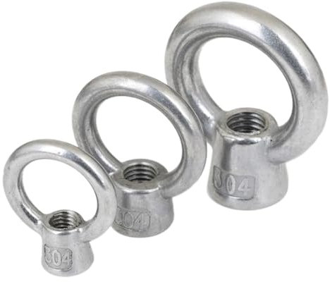 20 Stück M5 304 Edelstahl Hebeösenmutter Ringformmuttern Augenmuttern