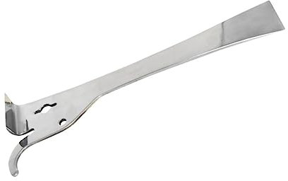 Gogogmee Edelstahl Schaber Werkzeug Tragbare Imkereiausrüstung Für Entdeckelungswerkzeuge Imkereiwerkzeug Mit Gebogenem Kopf Imkereibedarf