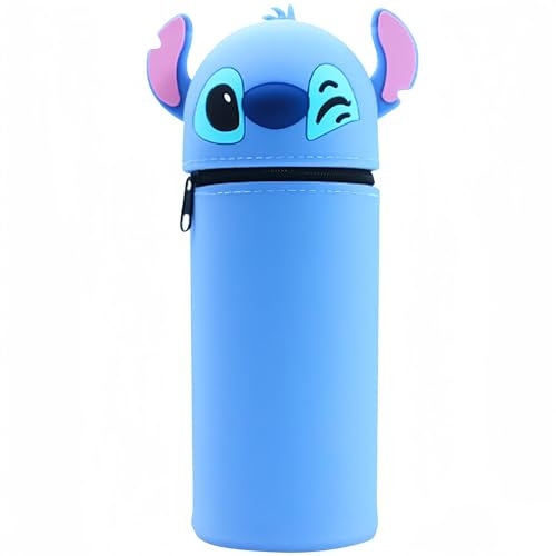 Stift Etui Schule,Stand Up Federmäppchen,Federmäppchen Mädchen,Schlampermäppchen,Jungen Federtasche,Schreibwarenbox für Kinder,Große Kapazität Stifte Mäppchen,Bleistifttasche,Tier Stifthalter