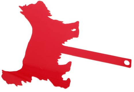 NULYLU Bandiera Per Cassetta Postale in Acrilico Design Di Albero Di Natale e Cane Sciatore Sostituzione Della Bandiera Della Cassetta Postale Decorazione Per Giardino e Cortile