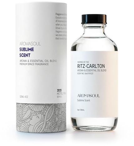 Hotel Diffuser Oil Inspired by Ritz-Carlton Scent - Premium Fragrance Oil No. SA61119323 for Ultrasonic and Waterless Diffuser - 120 mL, 4 fl oz