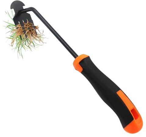 Outil de démarrage des mauvaises herbes, désherbeur manuel à 4 dents - Outil de jardinage avec quatre dents pour pelouse, ferme, chemins et aménagement paysager pour personnes âgées