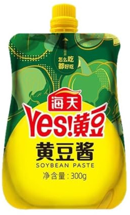 Pâte de soja 300g, en sachet，Parfait pour les sautés à la maison, les mélanges de riz, les trempettes - Ajoute une saveur unique à vos plats