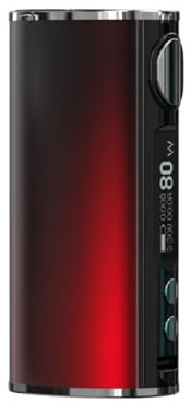 For Eleaf iStick T80 Mod 80w Box Mod 3000mAh Batteria incorporata Vape Fit Pesso Tank e Melo 4 D25 Atomizzatore Sigaretta elettronica senza nicotina(Rosso sfumato)