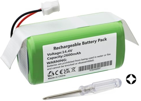 14.4V 2600mAh Robot Aspirapolvere Batteria per Lefant M213 M213S M210 M210 Pro M210P M210B Robot Vacuum Cleaner with Tools