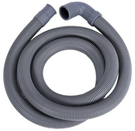Tuyau de vidange flexible et extensible en plastique PP for machine à laver, 1/1,5/2 m(1.5m)