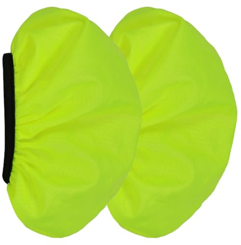 TOGEVAL Copertura Antipioggia per Borsa Bici 2 Pezzi alla Pioggia Materiale Riflettente Alta visibilità, Accessori per Bike Pack Adatti a Ciclismo Outdoor e Bici da Città