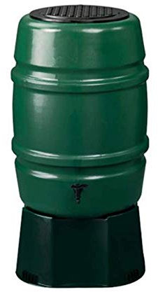 Harcostar 168L Water Butt + Stand, Rain Barrel, Water Collector, UK Water Storage Barrel