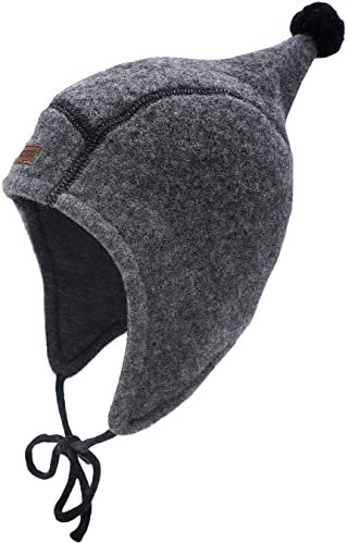MAXIMO Kinder Mütze grau/schwarz/braun 43