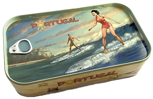 Conservas GRACIETE - Sardinas gourmet enlatadas en caja de regalo de metal - 4.23oz / 120gr (paquete de 3 latas)