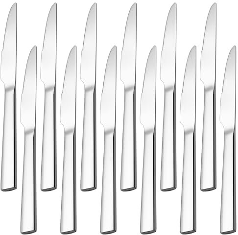 HaWare Juego de cuchillos de carne (diseño elegante, 12)