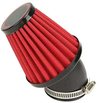 OQUGRHR Filtro dell'aria per moto da 35 mm, 45 gradi, per moto da cross ATV da 150 cc a 250 cc