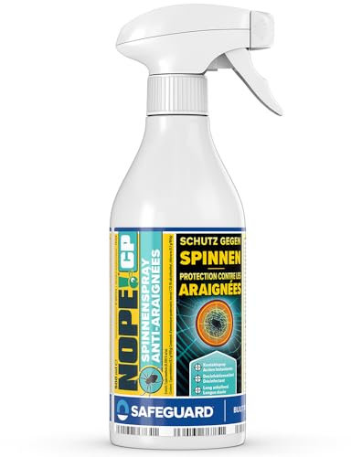 NOPE! CP Spray Anti-Araignées 500ml – Maison Intérieur & Extérieur – Inodore & à Base d’Eau – Longue Durée Sans Solvants ni Gaz Propulseurs