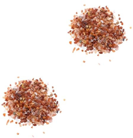 Ipetboom Lot De 2 Galets Décoratifs en Gravier Poli Rouge De 100 G pour Aquarium