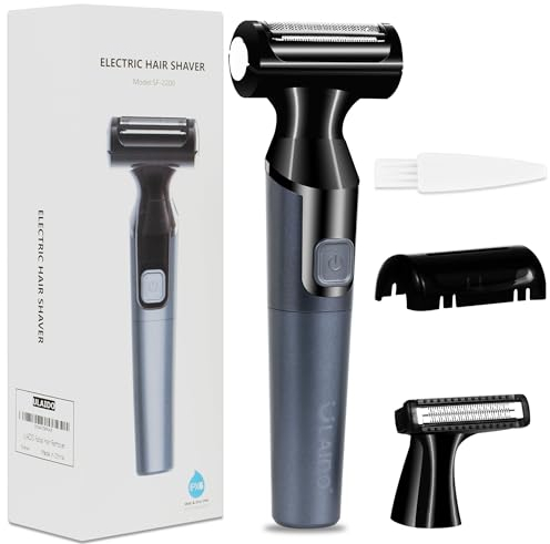 ULAIDO Körperrasierer Herren Elektrisch, Intimrasierer Mann, Multifunktion Rasierer Herren Intimbereich Wasserfester Bodygroom für Nass Trocken Intim Rasierer Männer Beine Brust Achselhöhle