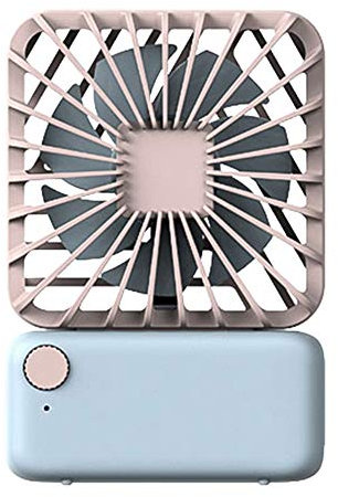 iFutniew F3 piccolo ventilatore quadrato silenzioso portatile appeso collo elettrico ventilatore di ricarica USB, adatto per casa ufficio all'aperto