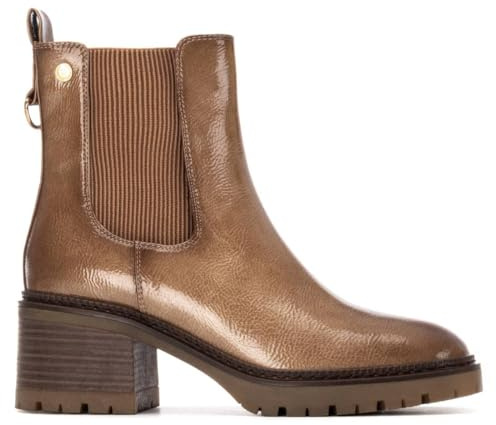 XTI - Botín Mujer Beige - Calzado Cómodo y Versátil - Moda casual - Modelo 14427702 (Talla 41)