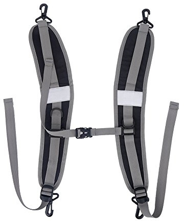 Nikou Nylon Rucksack Riemen Trager Rucksackgurte Gurt Schultergurt, Strapazierfähiger Rucksack Schulter Verstellbare Träger Gürtel Ersatzteile Zubehör Erwachsene (Schwarz)
