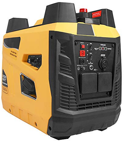 TGHY Generatore di Corrente Inverter da 2300 Watt Silenzioso e Leggero con modalità Eco e Spegnimento del Carburante Alimentazione di Backup di Emergenza