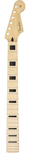 Fender® »PLAYER SERIES STRATOCASTER® NECK - BLOCK INLAYS« Manico per chitarra elettrica | Maple | Modern-C Profilo | 22 Tasti Medium Jumbo | 9.5 Raggio tastiera