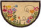 matches21 HOME & HOBBY Kokosmatte Bunte Blumen 40x60 cm als wetterfeste Kokos Fußmatte Outdoor Schmutzfangmatte